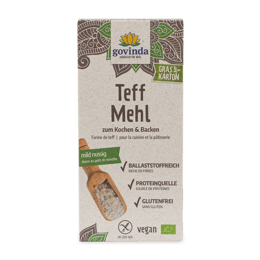Govinda Teff Mehl 450g Bio vegan gf