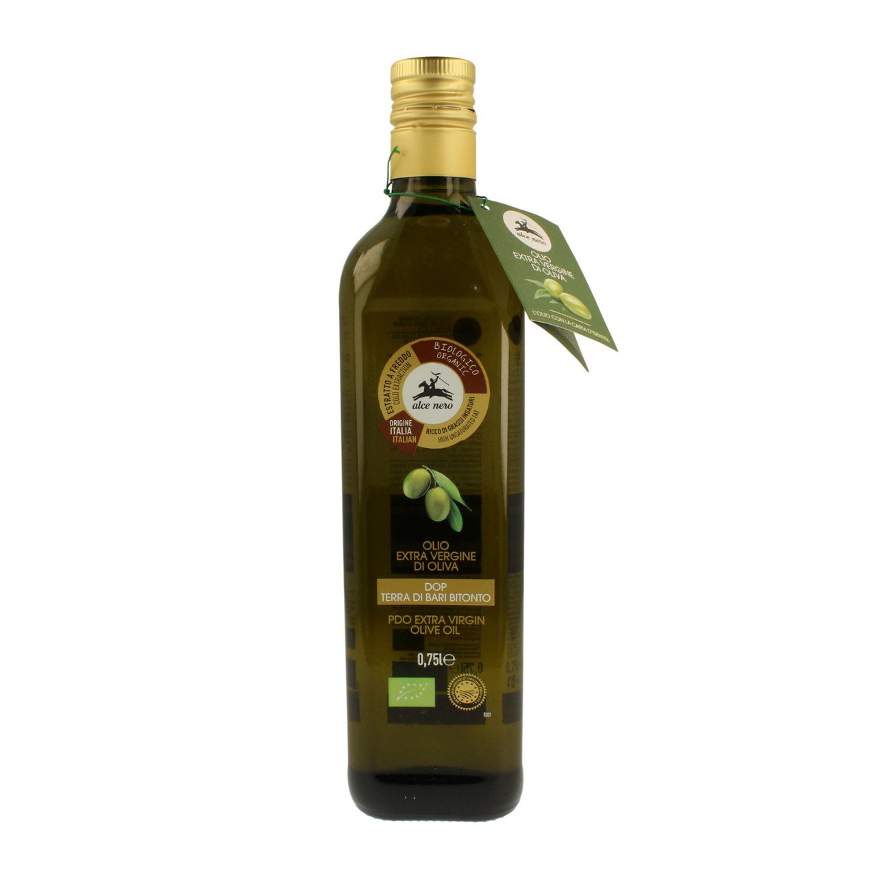 AlceNero Olivenöl Extravirgin DOP Terre Di Bari Italien 750ml Bio