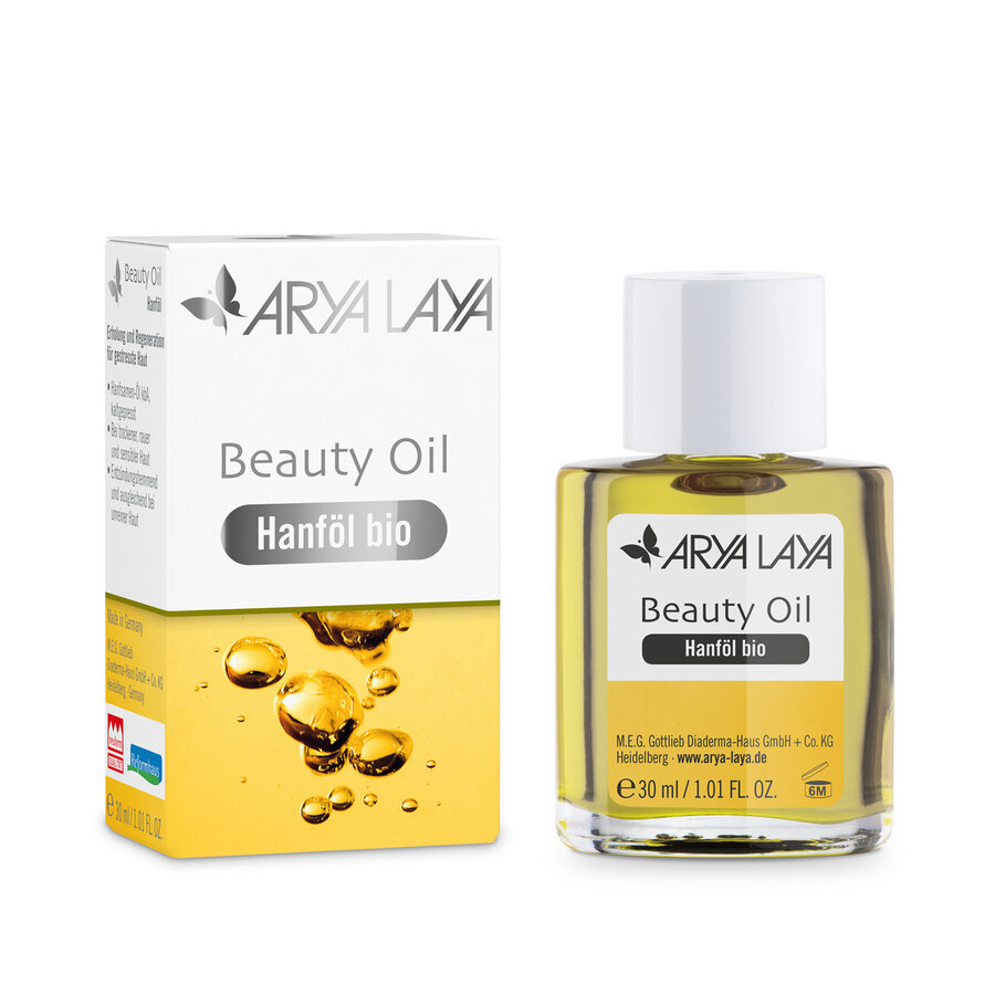 AryaLaya Beauty Oil Hanföl 30ml Bio