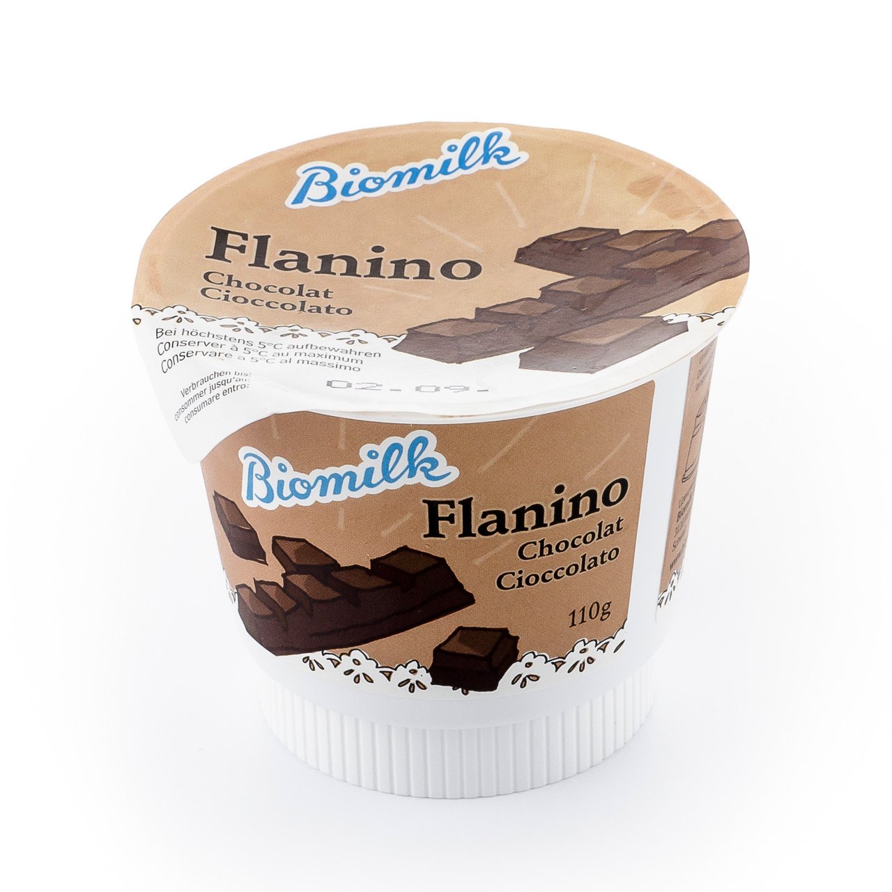 Biomilk Flanino Chocolat 110g Demeter
