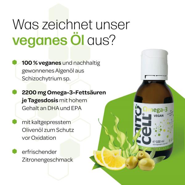 Mitocell Omega 3 Öl 100ml vegan