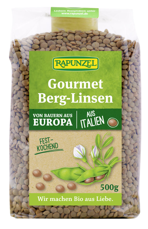 Rapunzel Gourmet Berg-Linsen EU 500g Bio