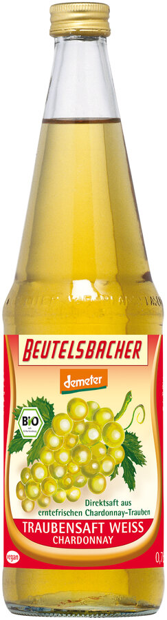 Beutelsbacher Traubensaft weiss 700ml Demeter