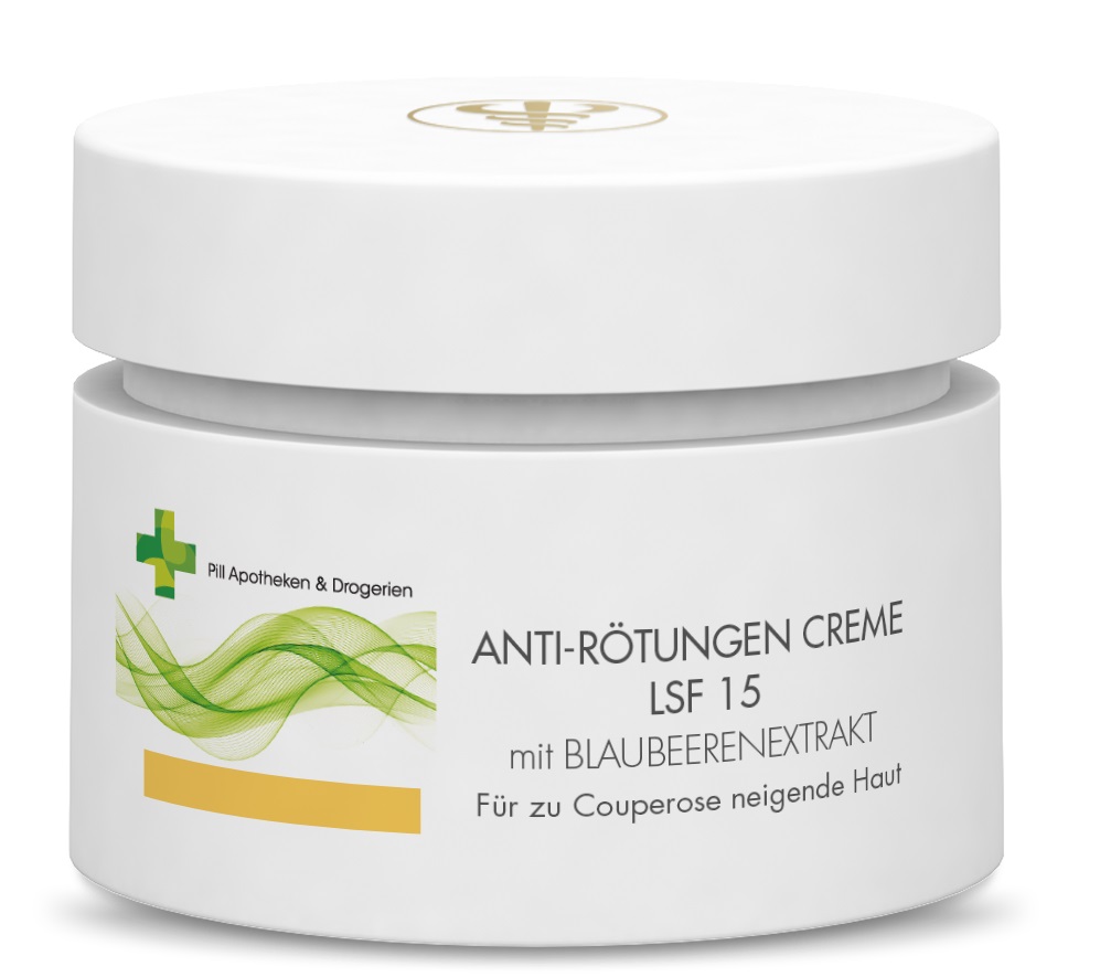 Pill Kosmetik - Anti-Rötungen Creme LSF 15