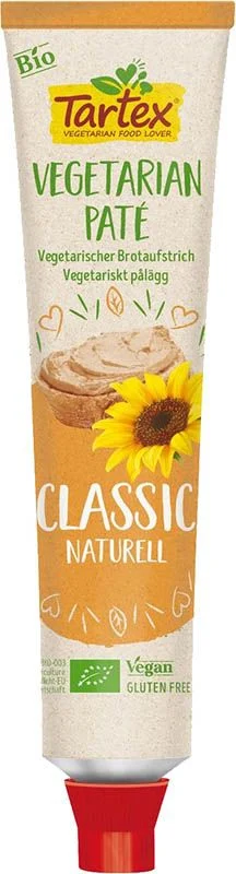 Tartex Aufstrich Classic Tube 200g Bio vegan gf