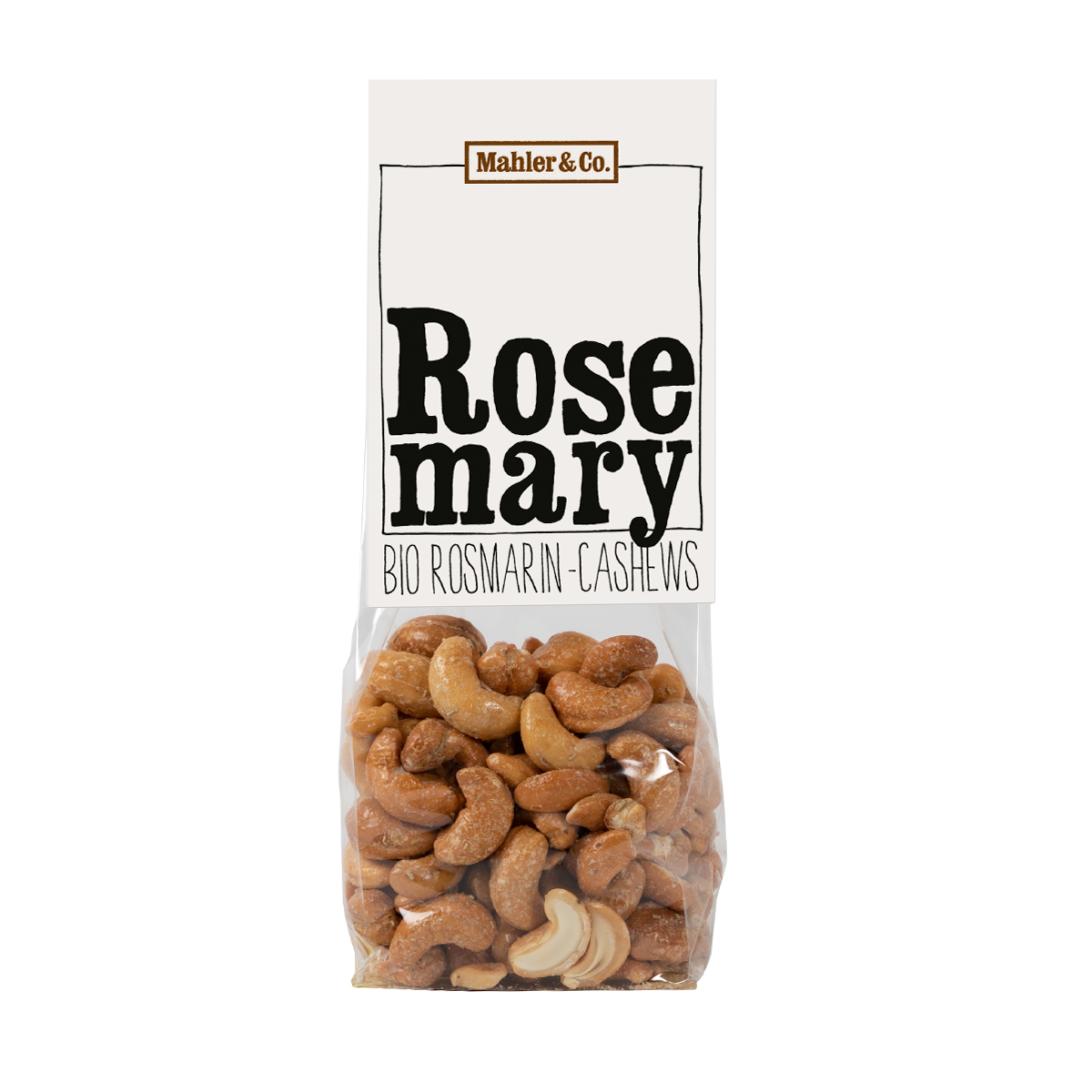 Mahler & Co. Rosmarin Cashews geröstet & gesalzen 140g Bio