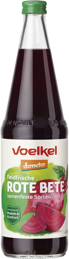 Voelkel Rote Bete Saft feldfrisch 700ml Demeter