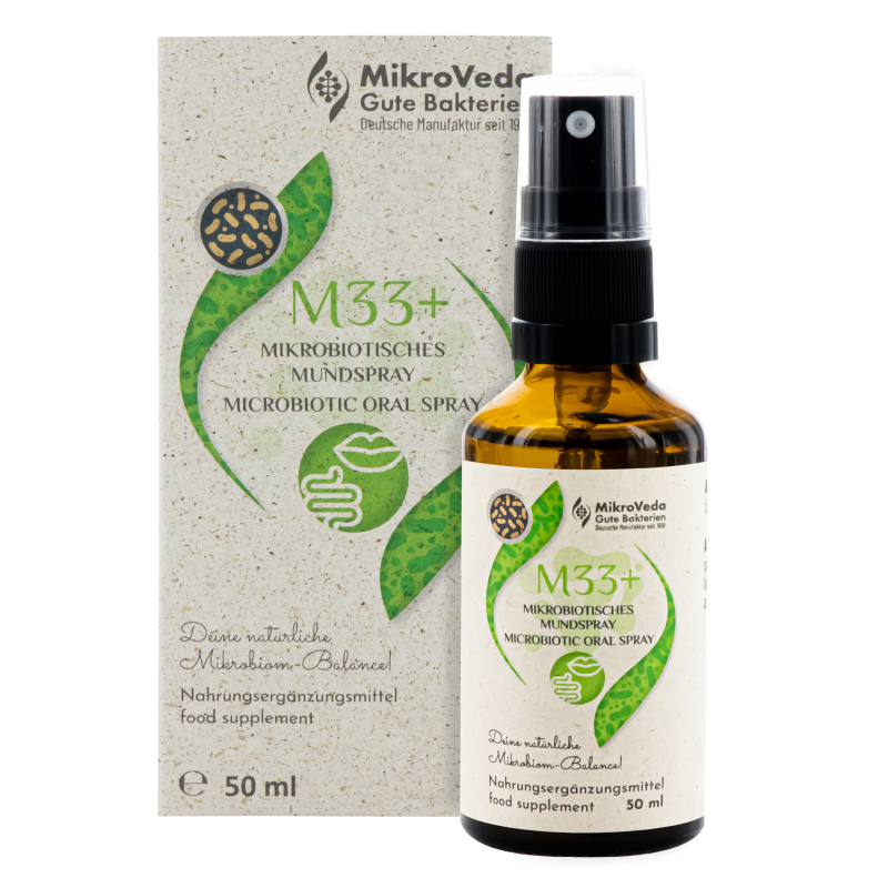MikroVeda M33+ Mikrobiotisches Mundspray Bio 50ml