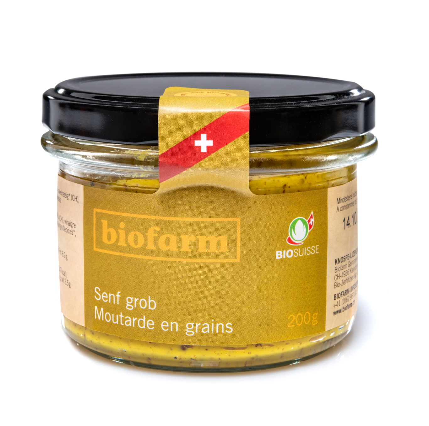 Biofarm Senf grob 200g Bio