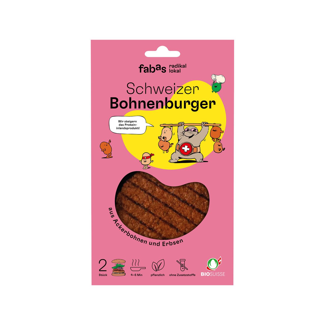Fabas Schweizer Bohnenburger 200g BioK 