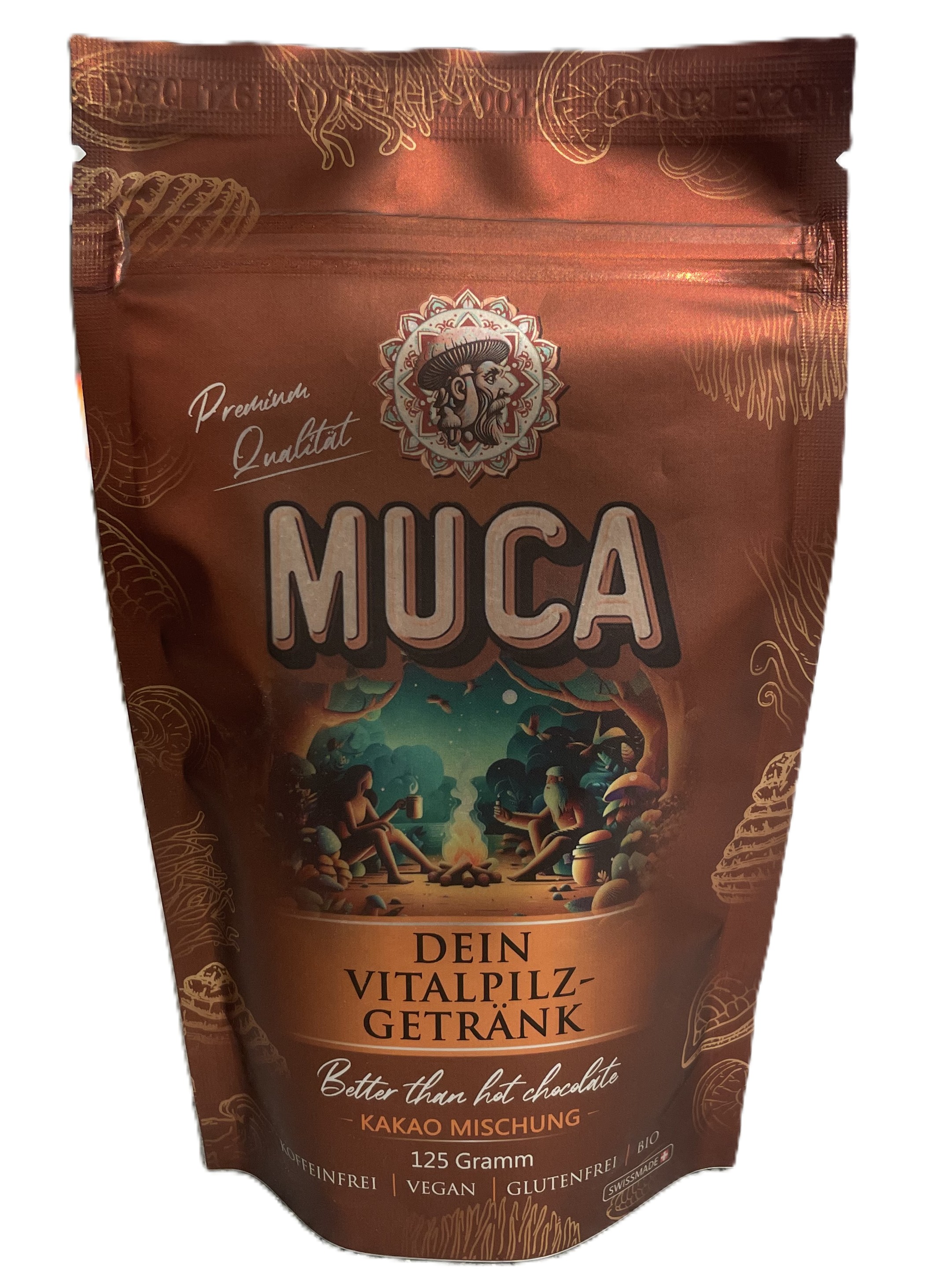 Muca Vitalpilzgetränk Kakao Mischung 125g Bio