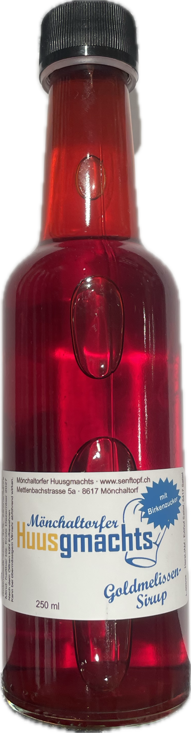 Senftopf Goldmelissen Sirup 250ml