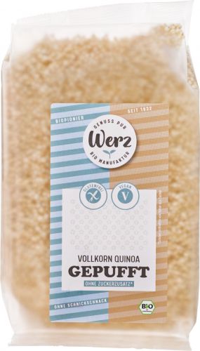 Werz Quinoa gepufft 125g Bio gf
