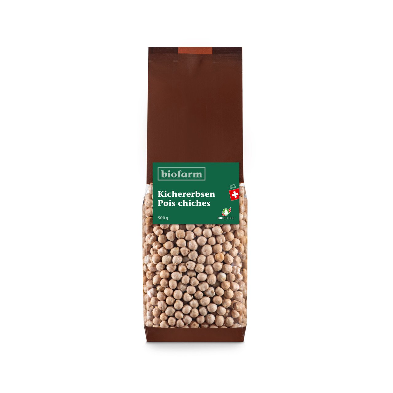Biofarm Kichererbsen 500g CHBio Knospe
