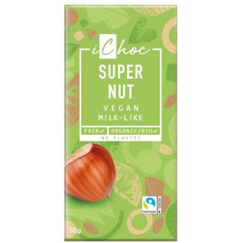 Vivani iChoc Schokolade Super Nut 80g Bio vegan
