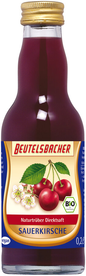Beutelsbacher Sauerkirsch Muttersaft 200ml Bio 