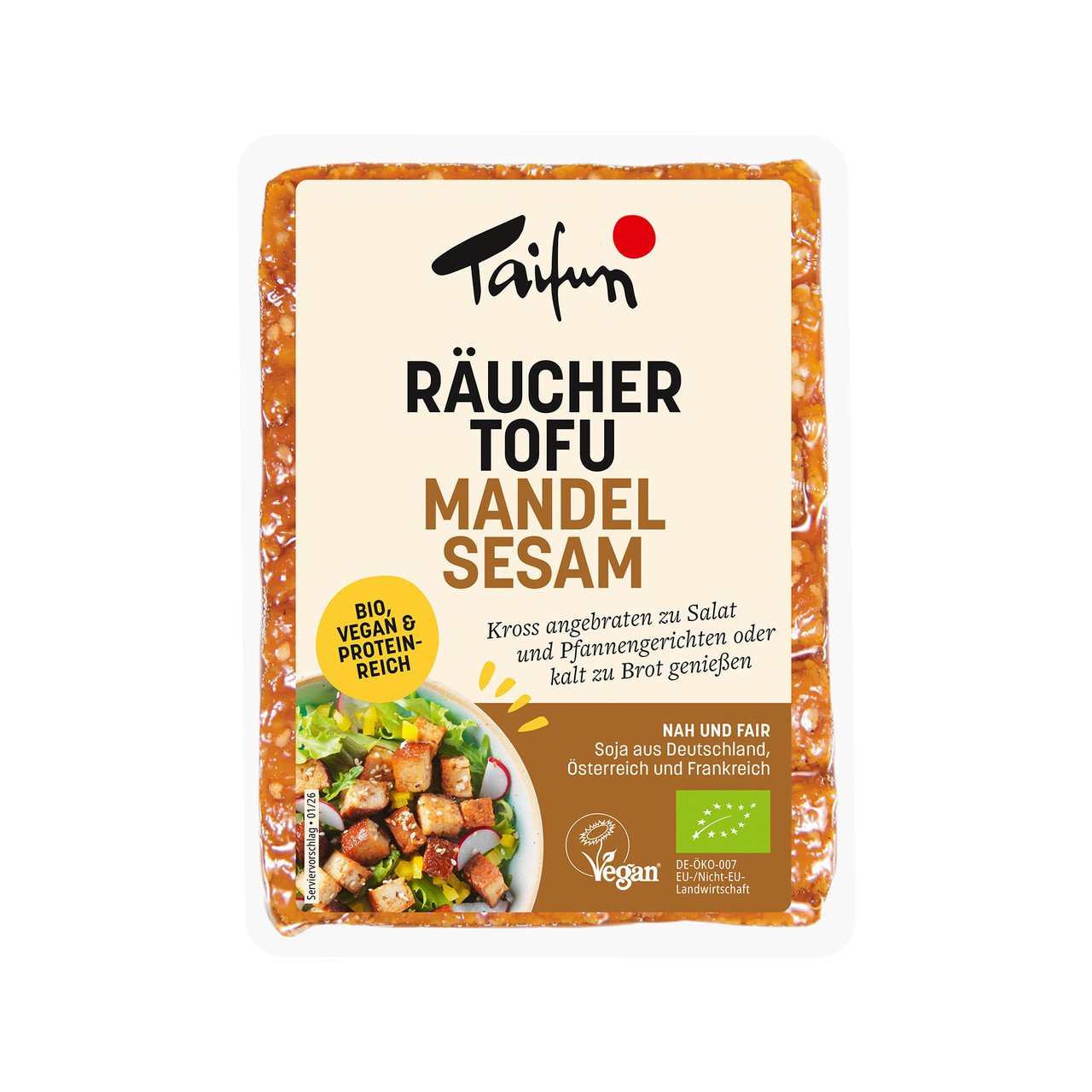 Taifun Räuchertofu Mandel Sesam 200g Bio vegan