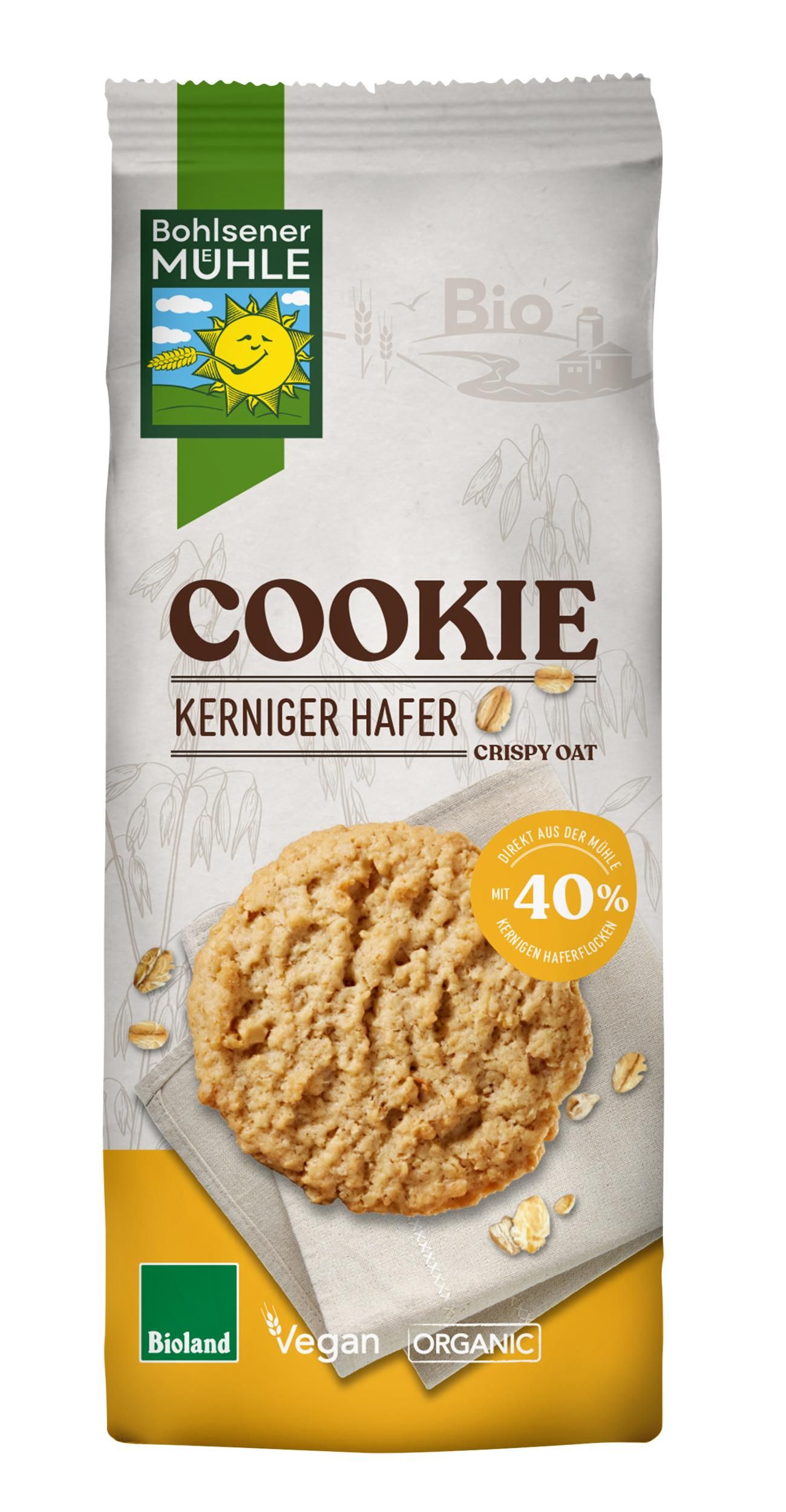 Bohlsener Mühle Dinkel kerniger Hafer Cookies 175g Bio