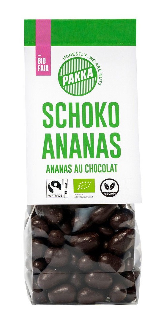 Pakka Schoko Ananas 100g Bio