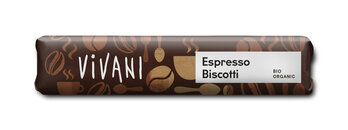 Vivani Schokoriegel Espresso Biscotti 40g Bio