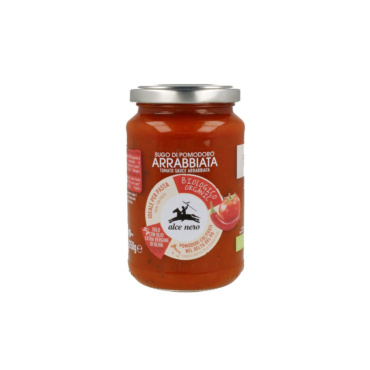 AlceNero Tomaten Sauce All'Arrabbiata 350g Bio