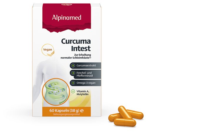 Alpinamed Curcuma Intest Kps 60Stk vegan