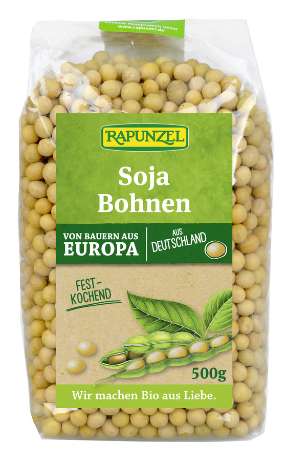 Rapunzel Sojabohnen gelb EU 500g Bio