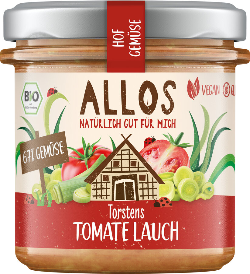 Allos Hof Gemüse Tomate-Lauch 135g Bio vegan