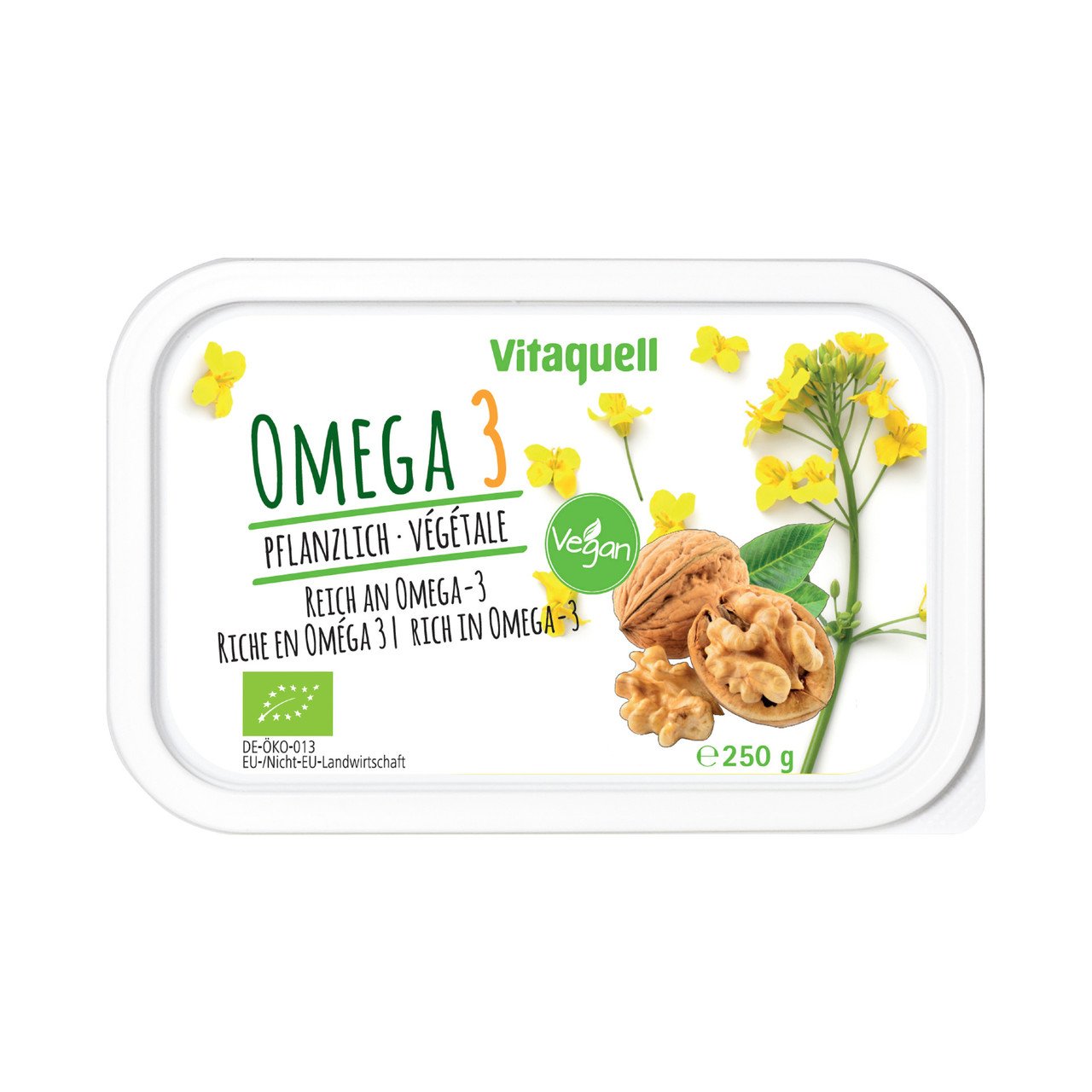 Vitaquell Margarine Omega 3 250g Bio vegan