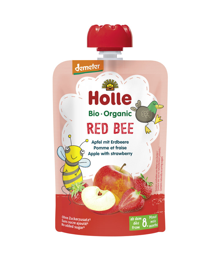 Holle Pouchy Red Bee 100g Demeter