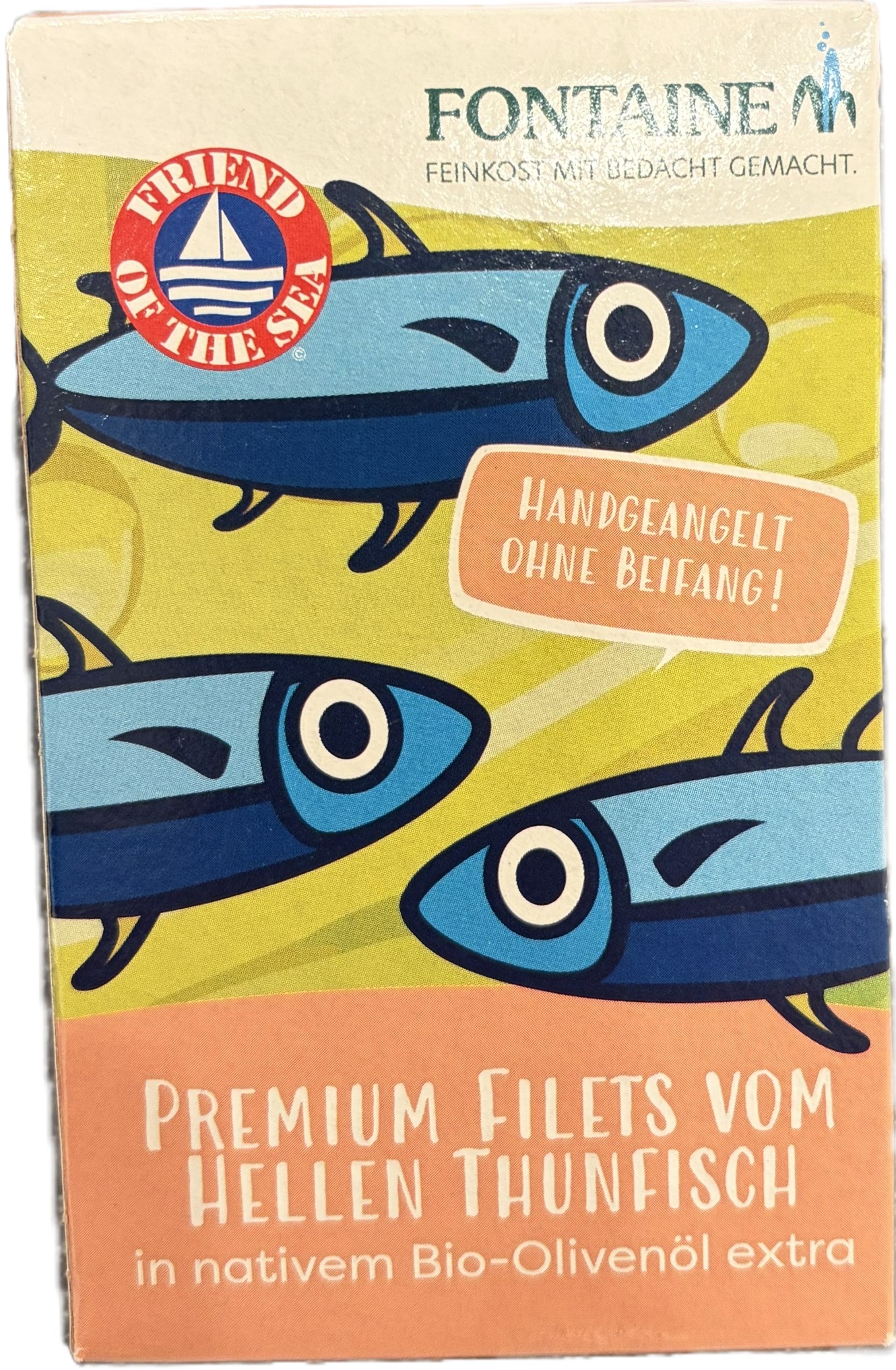 Fontaine Thunfisch Filet hell in Bio-Olivenöl 120g