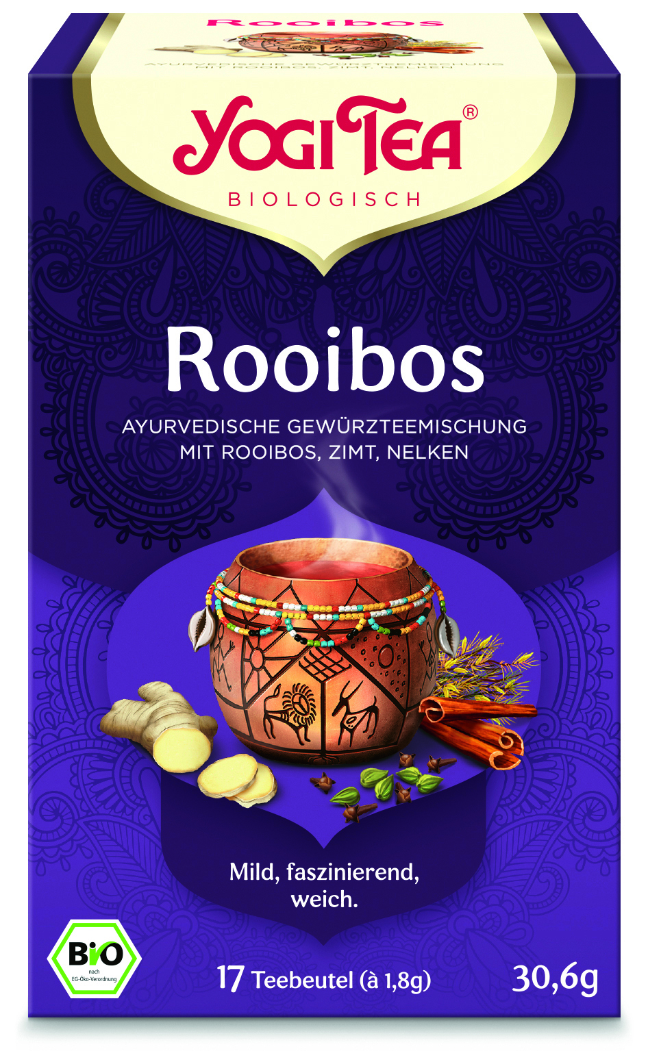 Yogi Tee Rooibos Teebeutel 17Stk Bio