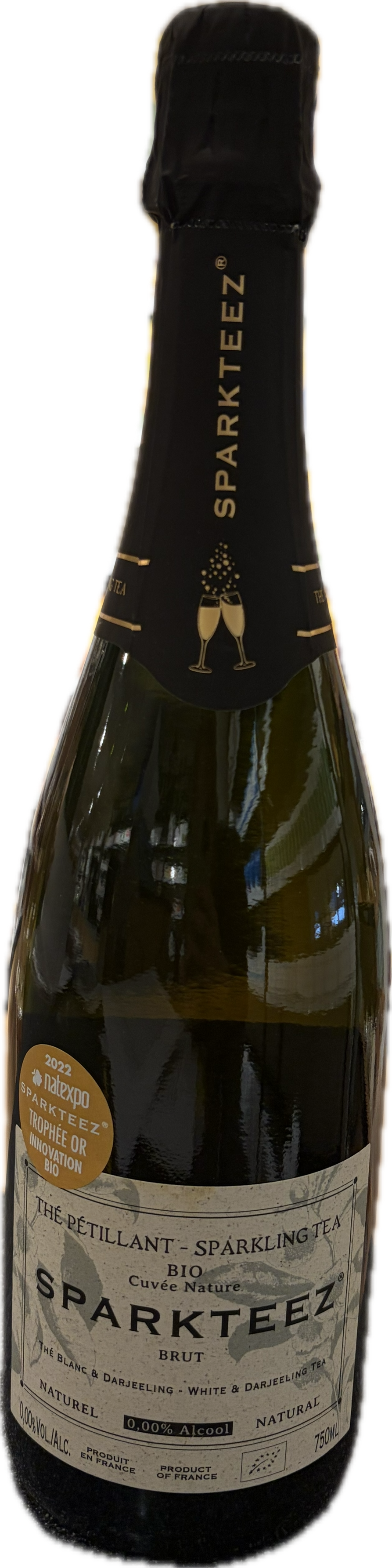 Sparkteez Sprudeltee prickelnd alkoholfrei 750ml