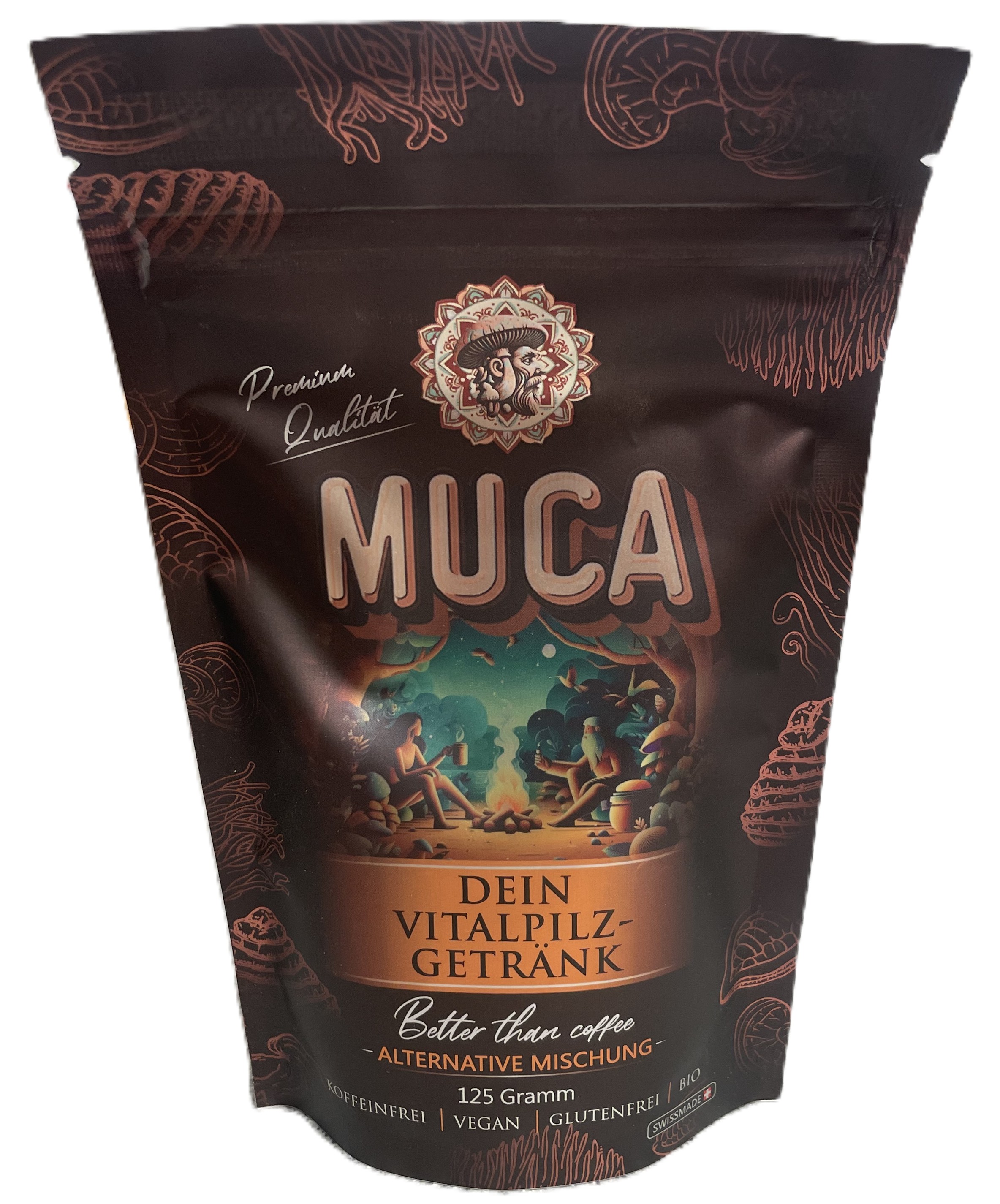 Muca Vitalpilzgetränk Kaffeealternative Mischung 125g Bio 