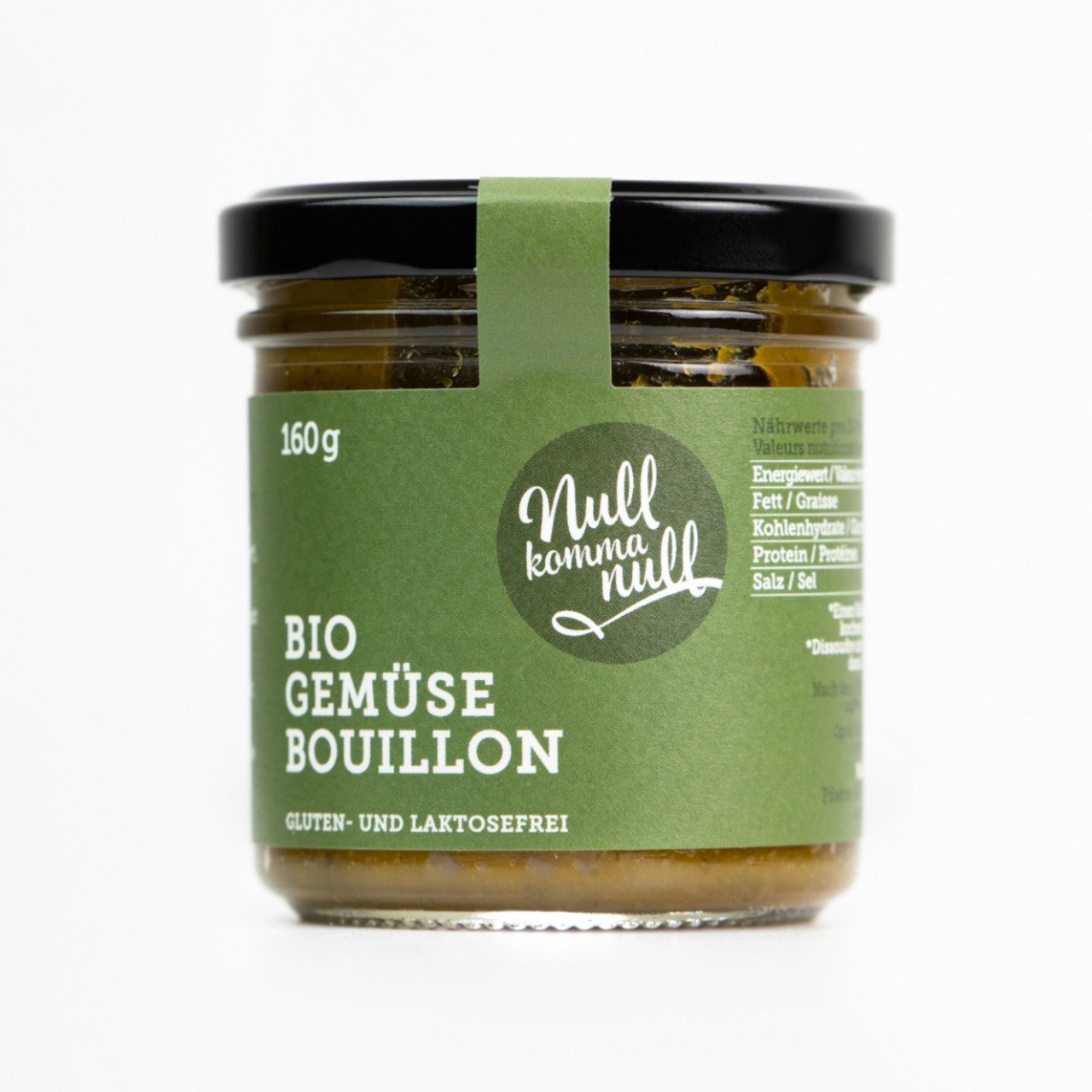 Nullkommanull Gemüsebouillon Glas 160g Bio