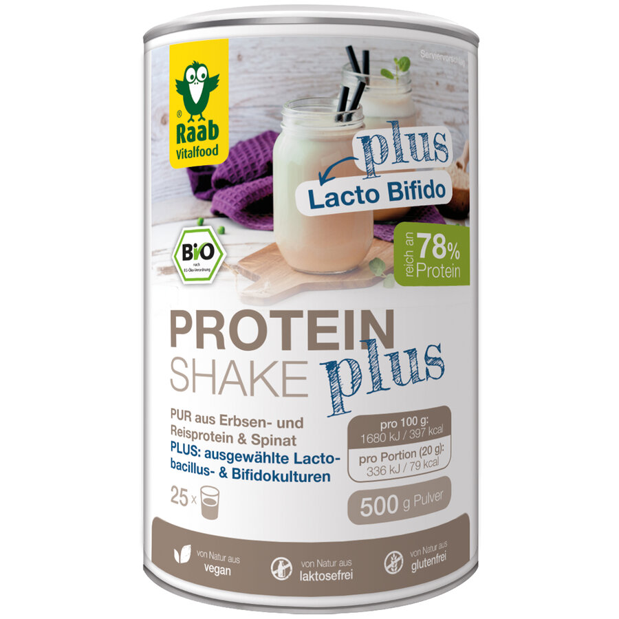 Raab Protein Shake Pur Plus 500g 