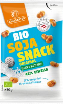 Landgarten Soja Snack Original 50g Bio