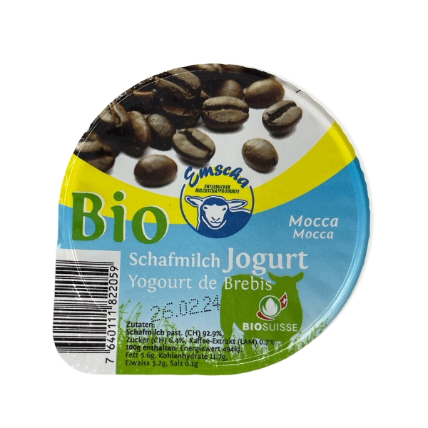 Emscha Schafmilch Joghurt Mocca 125g BioK