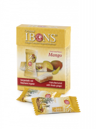 Piniol Ibons Ingwer Bonbon Mango Box 60g