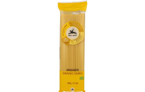 AlceNero Hartweizen hell Spaghetti 500g Bio