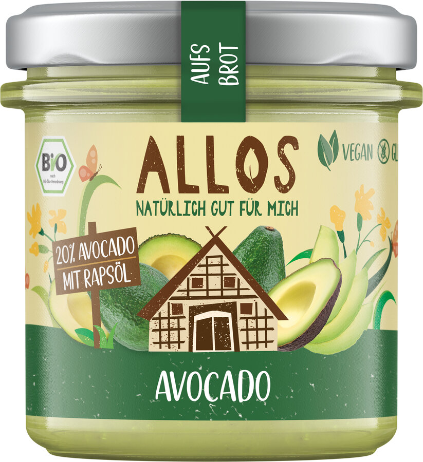 Allos Auf's Brot Avocado 140g Bio