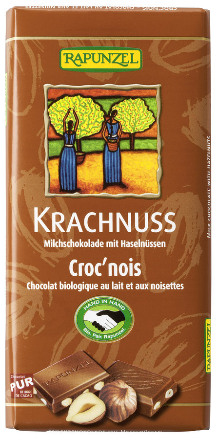 Rapunzel Tafel Schokolade Krachnuss VM 100g Bio