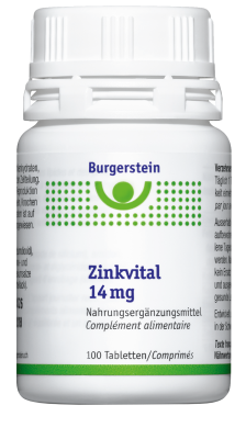 Burgerstein Zinkvital Tabletten 14mg 100Stk