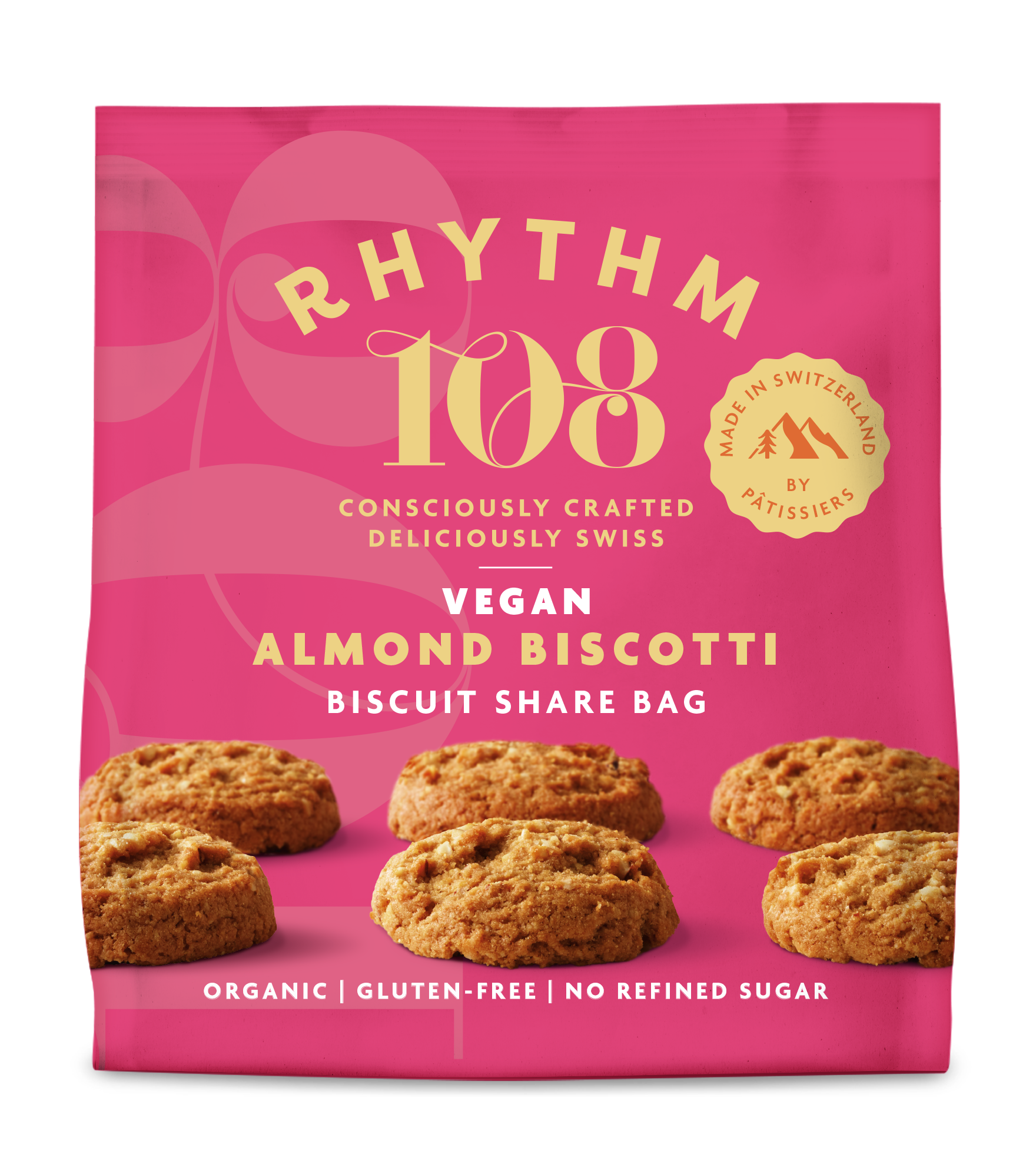 Rhythm108 Biscuit Bag Almond Biscotti 135g Bio