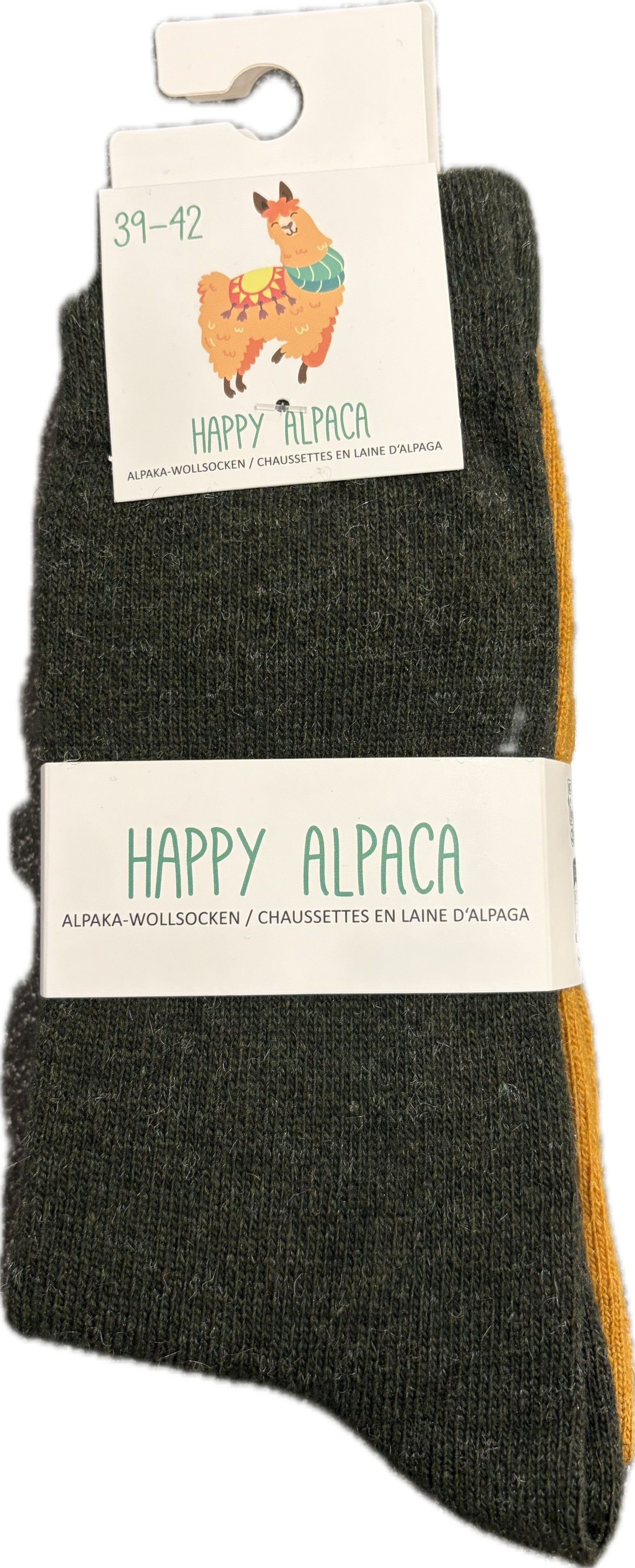 Happy Alpaca Socken 39-42 2Stk Farbe assortiert