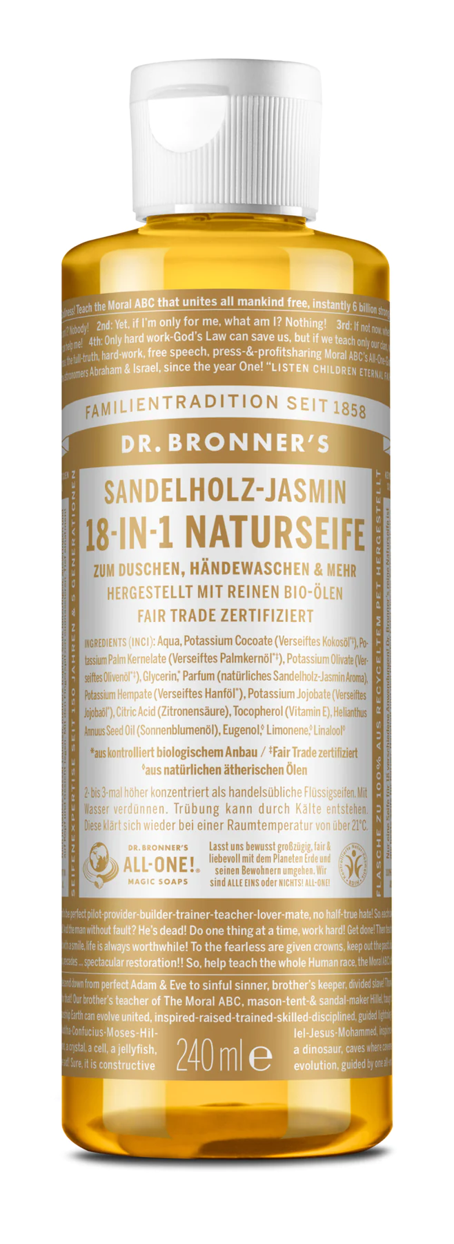 Dr. Bronners Liquid Soap Sandelholz-Jasmin 240ml