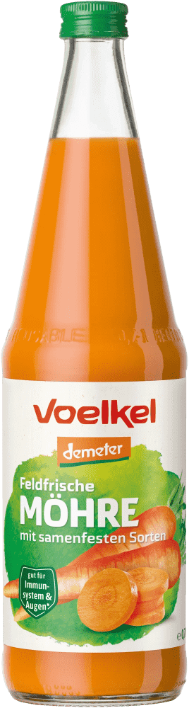 Voelkel Möhrensaft feldfrisch 700ml Demeter