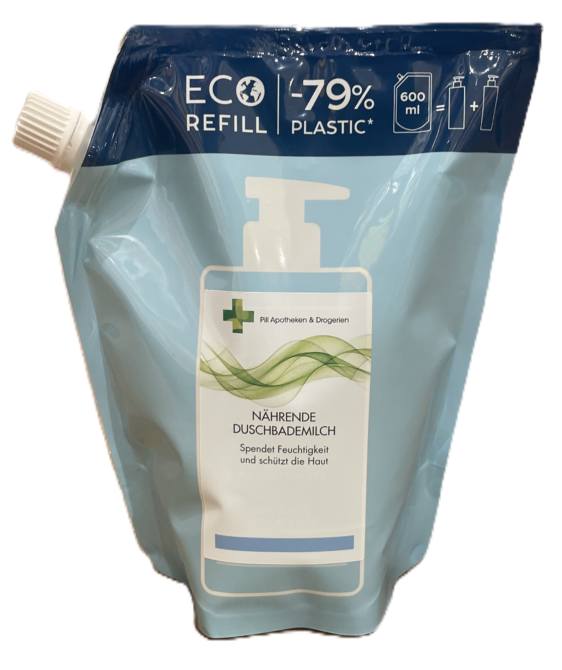 Pill Kosmetik - nährende Duschbademilch Refill 600 ml