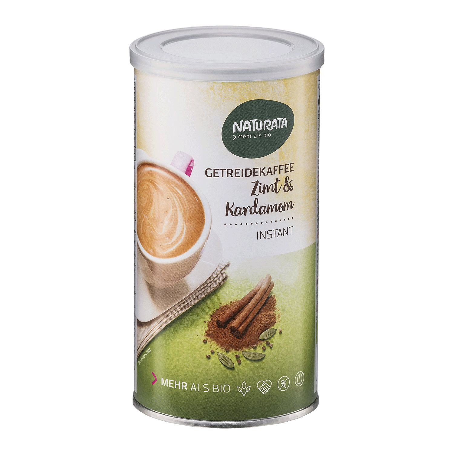 Naturata Getreidekaffee Zimt & Kardamom instant Dose 125g Bio