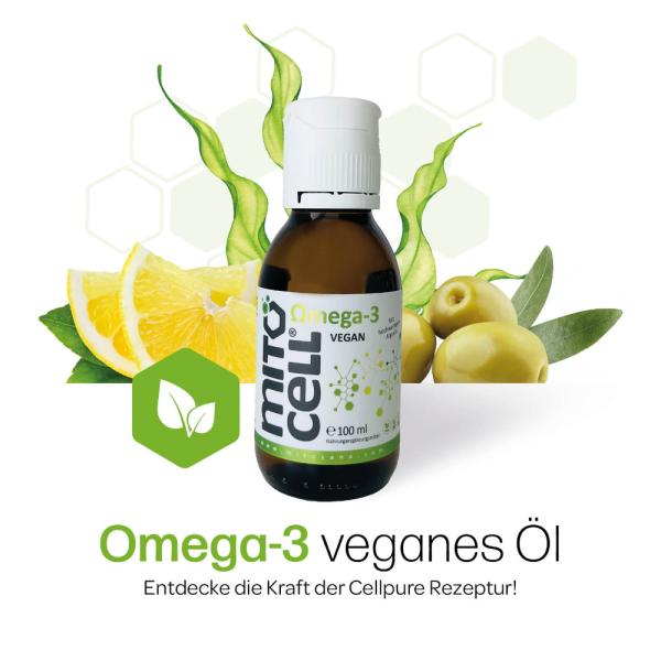 Mitocell Omega 3 Öl 100ml vegan